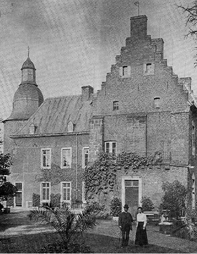 Der Alsdorfer Burgherr Friedrich v. Blanckart († 1912) und seine zweite Ehefrau Clementine v. Coels von der Brüggen († 1909)